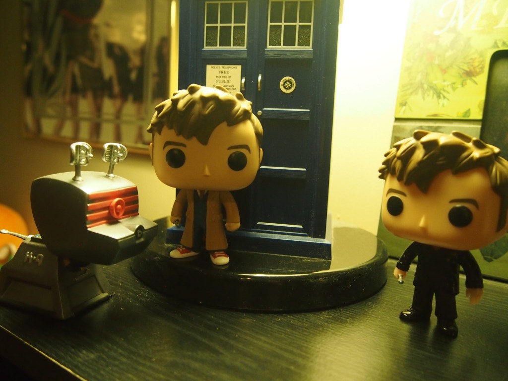 The Doctor Who vinyl on the right is an EB Games store exclusive. Credit: Katherine Morehouse