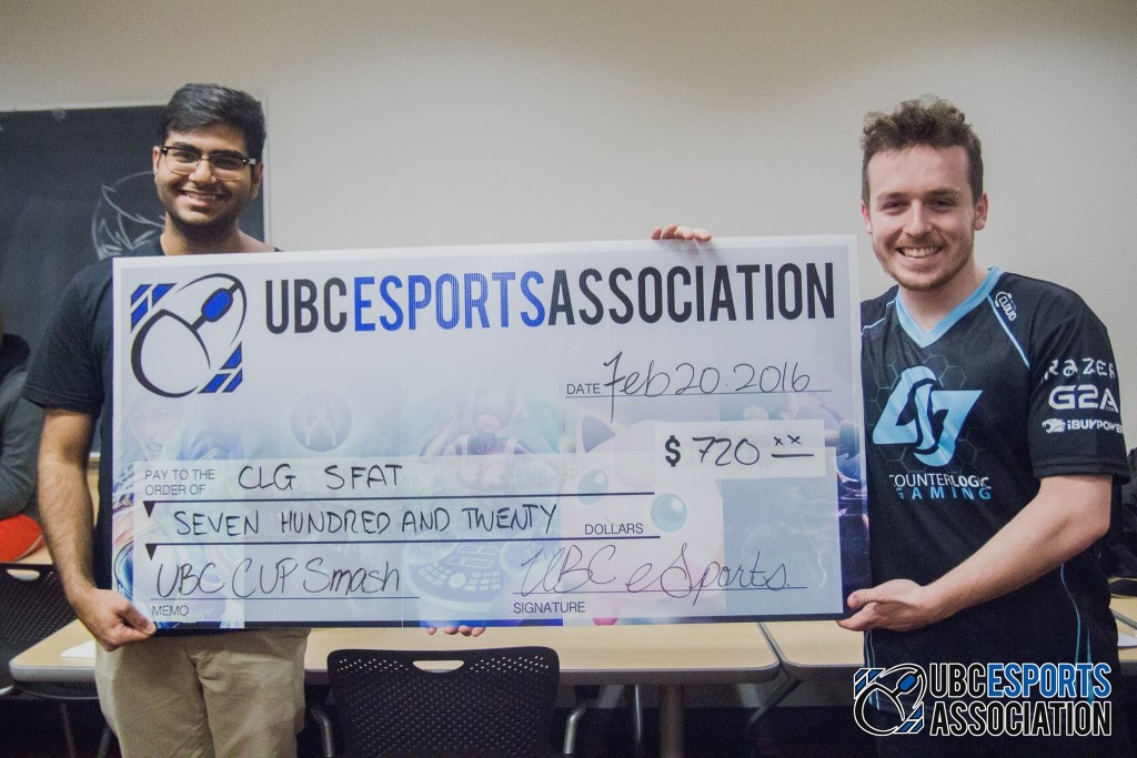 Big money is up for grabs at UBC's Smash Bros. tournament. - Photo by UBC eSports Association